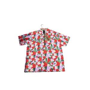Nooworks NWT Berries Oversized Work Shirt SZ 2